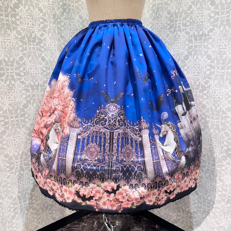 Enchantlic Enchantilly スカート Enchantlic Enchantilly】幻影桜城〜夢幻の一角獣〜 スカート/012-8