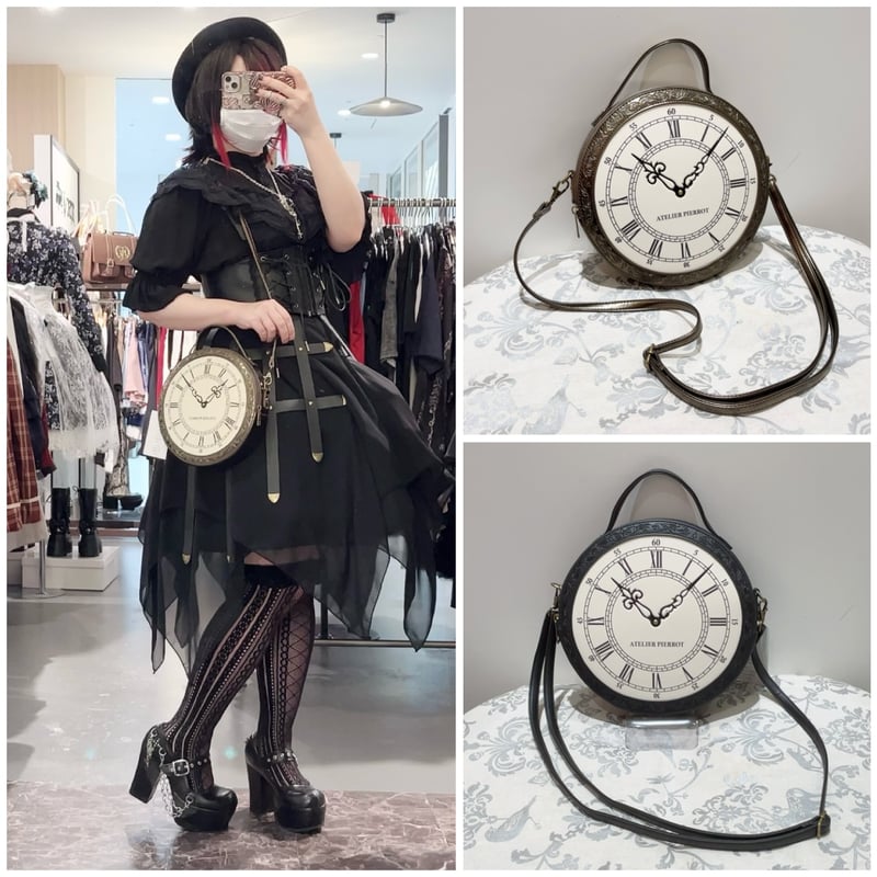 ATELIER-PIERROT】“Aeon” Clock Shoulder Bag/AK-1