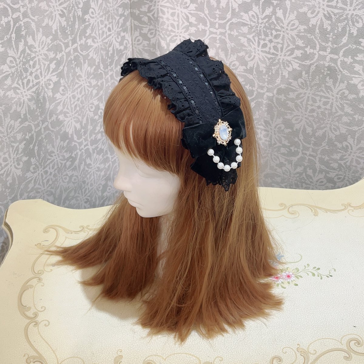 取りに来てくれる方限定 triple fortune 修道女ヘッドドレス Triple*fortune】刺繍ヘッドドレス | KIST ONLINE STORE