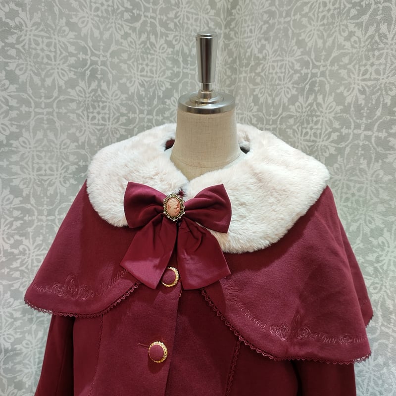 Amavel】Rosette Dollケープ付ショートコート/125231027 | KIS