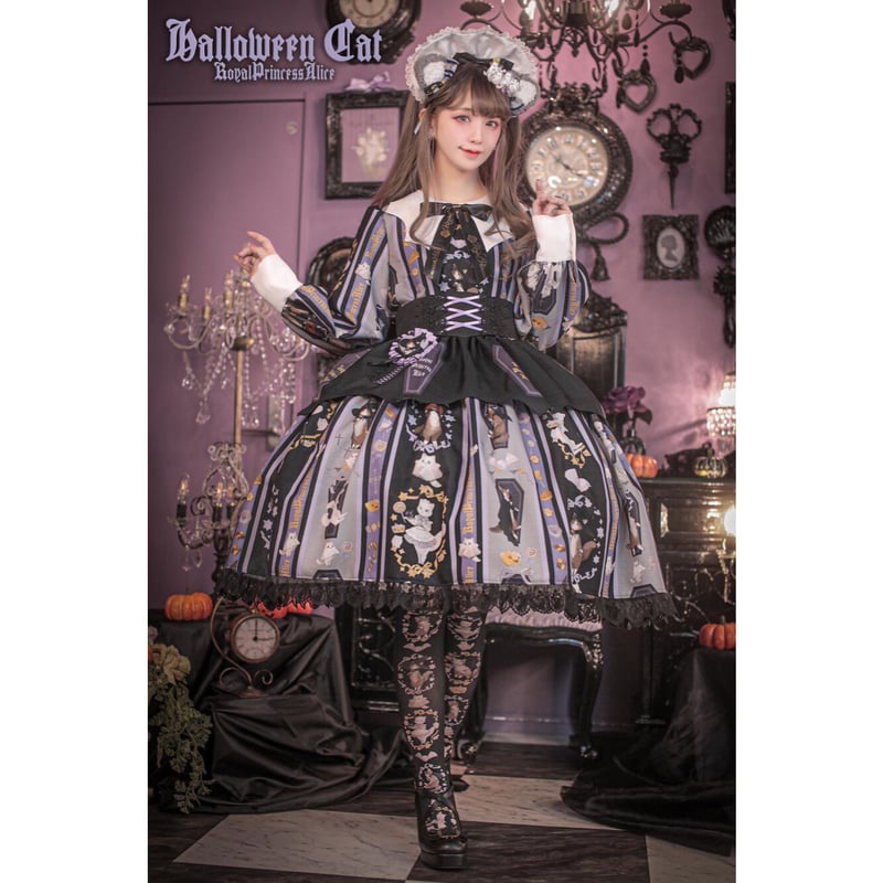 RoyalPrincessAlice】Halloween cat ねこ助コラボ ワンピース 