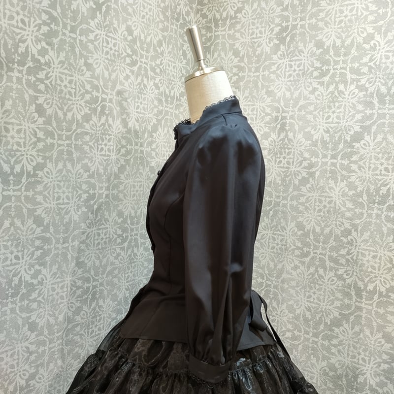 Sheglit パフブラウス　黒 Sheglit】クラシカルパフブラウス/844010 | KIST ONLINE STORE
