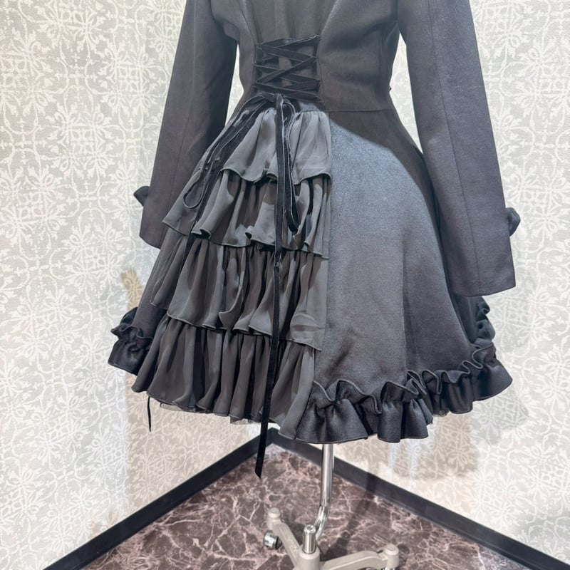 ATELIER-PIERROT】Lunar Lattice Coat- Cuffsn/ TC
