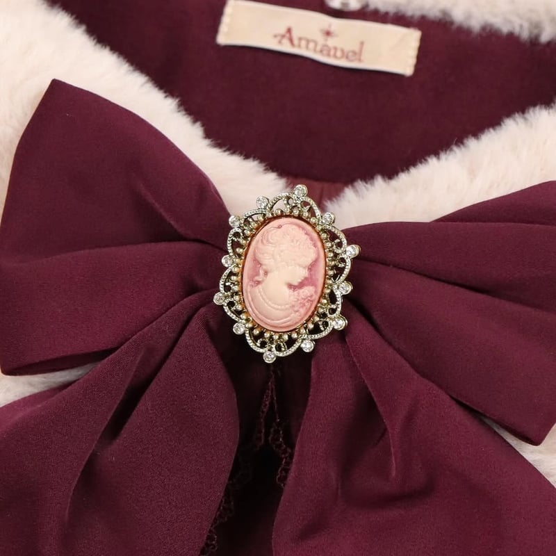 Amavel】Rosette Dollケープ付ショートコート/125231027 | KIS