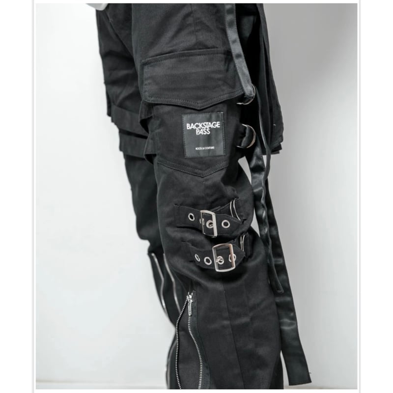 BACKSTAGE PASS】MALCOLM(マルコム) / ボンテージ カーゴ パンツ（N