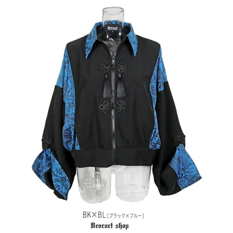 Deorart】[GOTH CHINA] キョンシースリーブ・チャイナ柄ジャケット