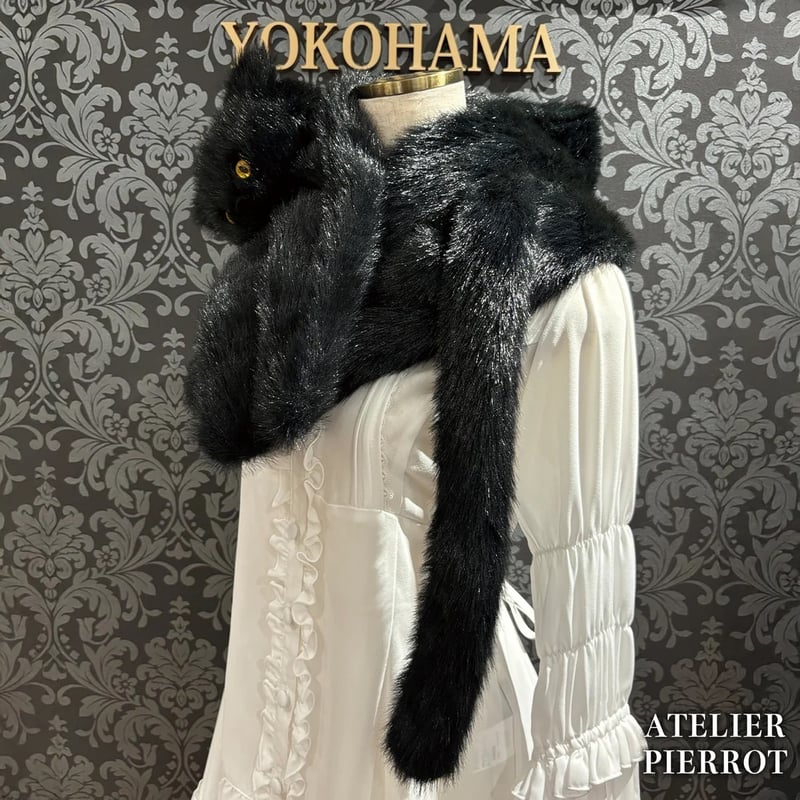 ATELIER PIERROT Neige Neko Muffler マフラー ATELIER-PIERROT】 Neige Neko Muffler/OCM-01 | K