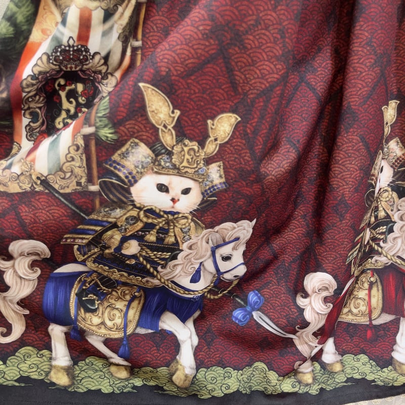 Enchantlic Enchantilly】193 いざ出陣！お茶会へ！ スカート(赤黒)