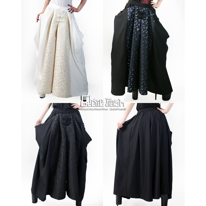 QutieFrash♢﻿ワイドパンツ Qutiefrash》ラップ付きワイドパンツ 9652-PT | TyCHEMaria &