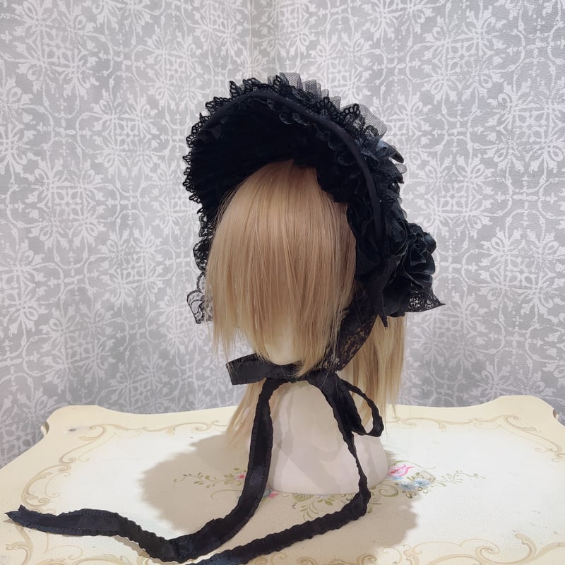 Triple*fortune】レースボンネット(黒) | KIST ONLINE STORE