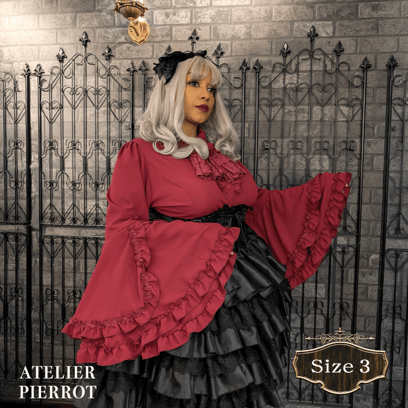 ATELIER PIERROT】ルイーズ ジャボタイ ブラウス【サイズ2/プラス