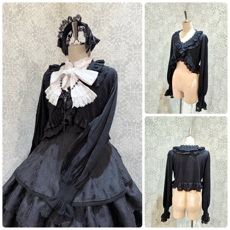 Vallée lys ヴァレリス 黒ワンピース ATELIER-PIERROT/Vallée lys】ヴァレリス Lace Enchantm