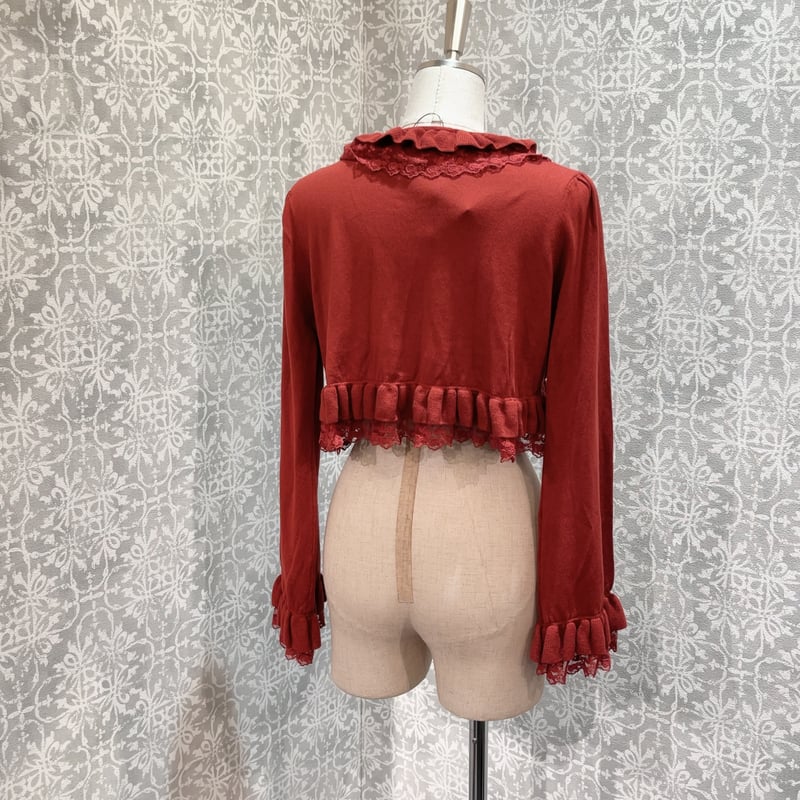 ATELIER-PIERROT/Vallée lys】Rose Waltz Cardigan