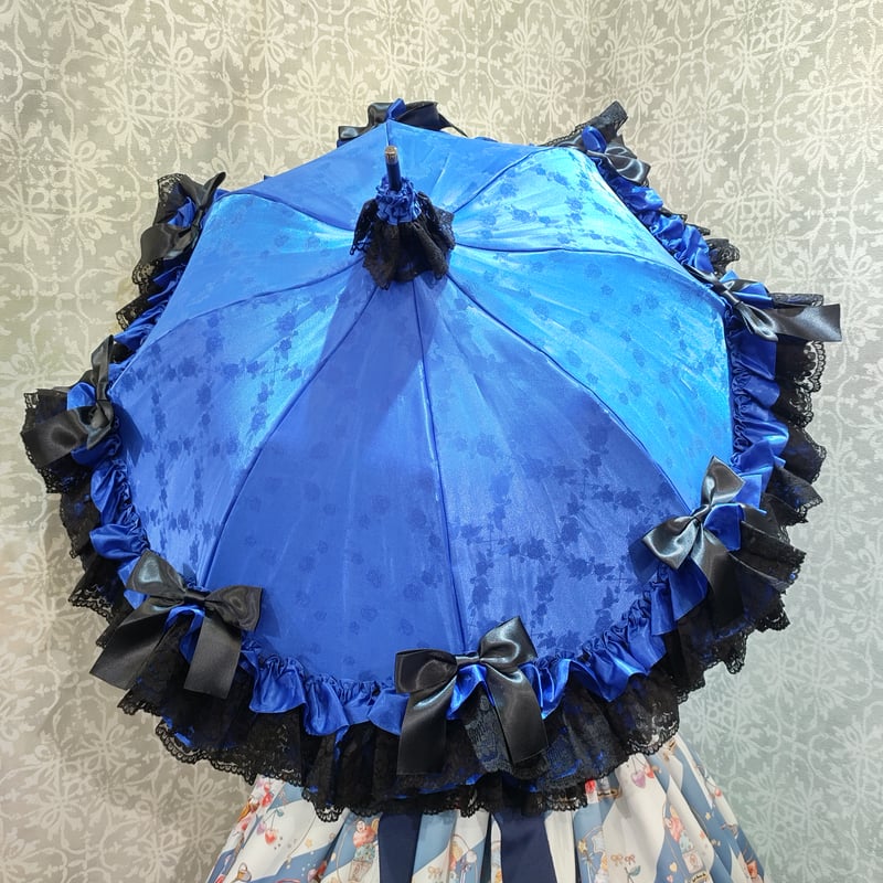 Apleberute】夢紡ぐロゼット〜7つの旋律〜 - パゴダ 日傘 晴雨兼用 UV