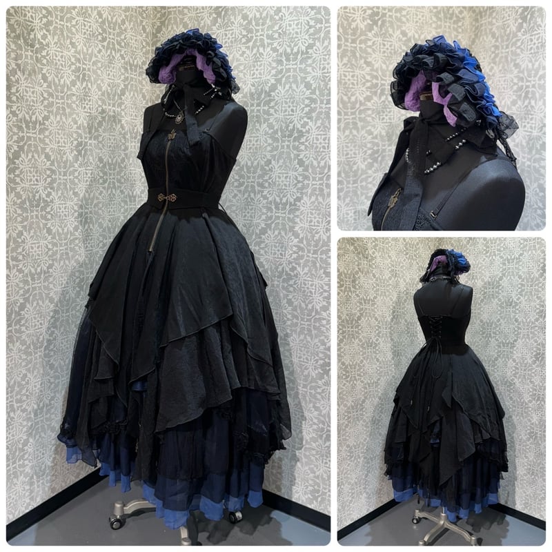 星箱works ☆フェリ・ドウ・ロンド☆ワンピース、ローブ、ヘッドドレス☆セット 星箱works ☆フェリ・ドウ・ロンド☆ワンピース、ローブ、ヘッド