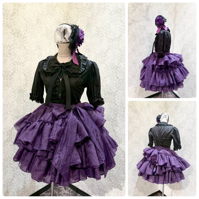 ATELIER-PIERROT/Vallée lys】 Petale Voile Skirt