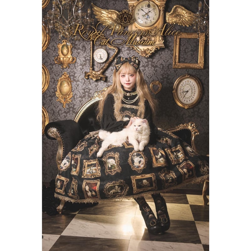 【新品未使用】  Princess Alice ジャンパースカート Royal Princess Alice】Cat Museum ジャンパースカート | KI
