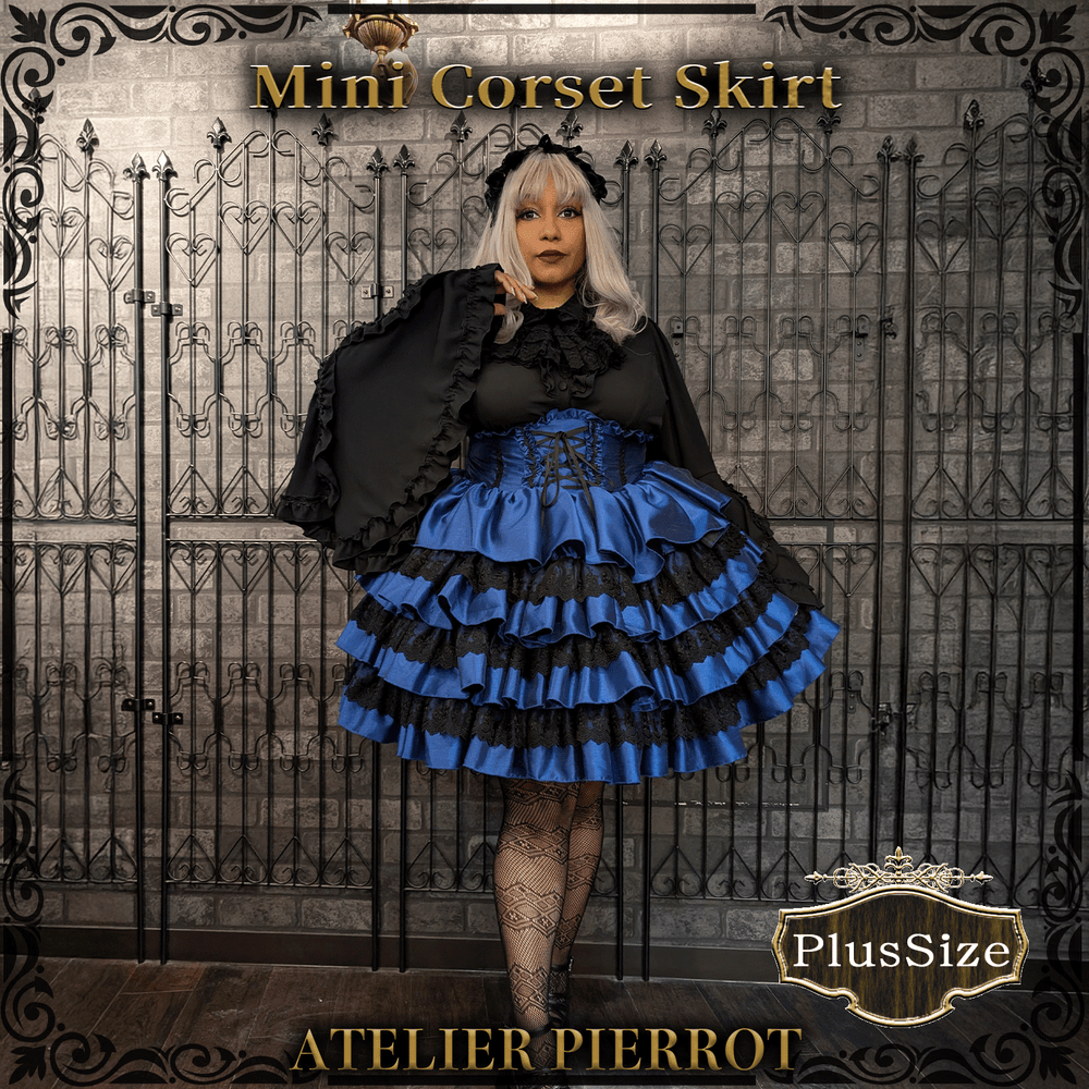 ATELIER PIERROT ミニコルセットスカート ATELIER-PIERROT】Mini Corset Skirt【サイズ2、3/プラスサイ
