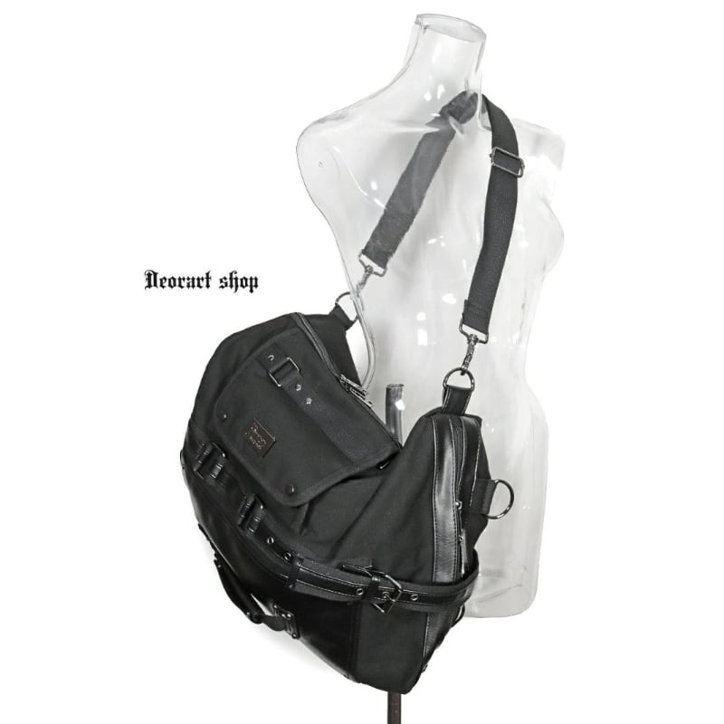 Deorart】 [ 5WAY ] エンブレム付 マルチバッグ[リュック・ショルダー