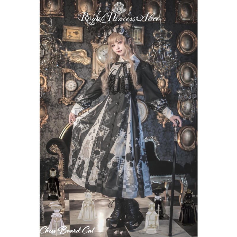  princess alice × tonoコラボワンピース ロイプリ スミレの花園・tonoコラボ ワンピース(パープル)【3月中旬～3月