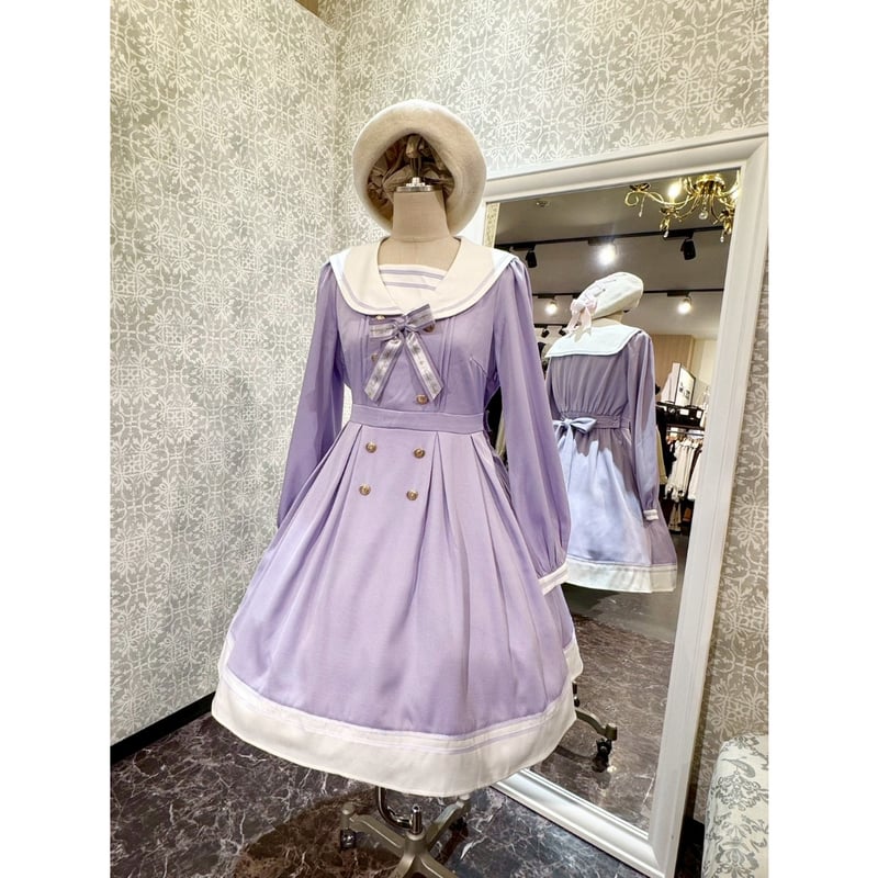 Amavel】Message Ribbon セーラーワンピース/125171139 | KI