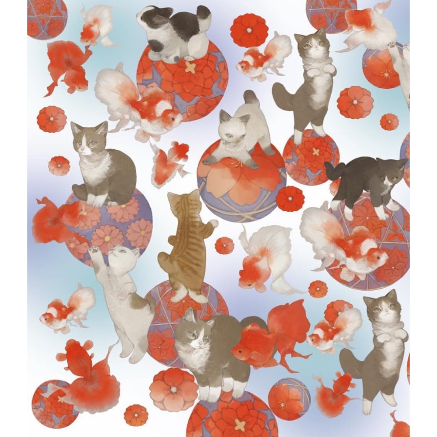 Royal Princess Alice】涼風金魚猫 ねこ助コラボ オーバーニー【お