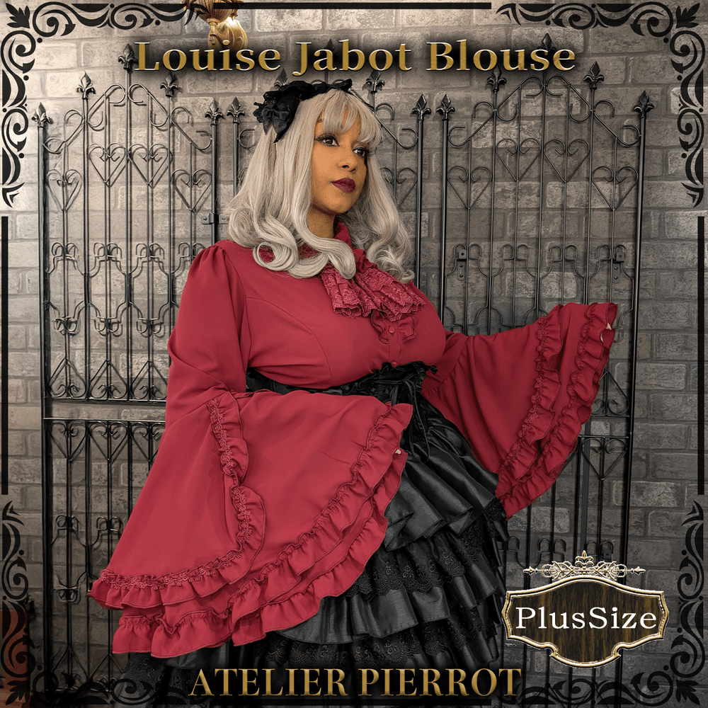 ルイーズジャボタイブラウス　綿 ルイーズジャボタイブラウス 綿 2wayボウタイブラウス【メール便