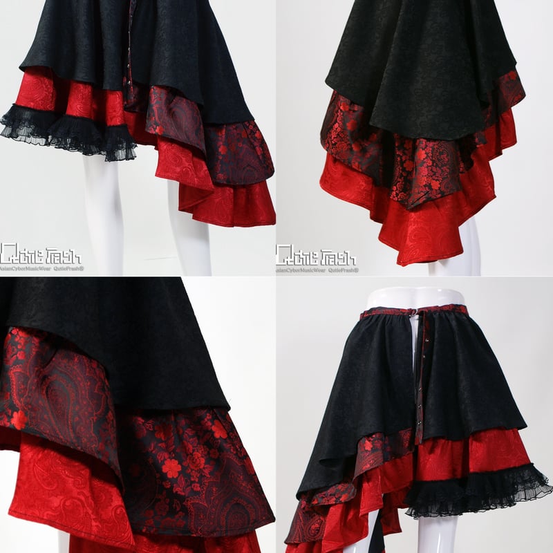 QutieFrash キューティーフラッシュ アシメスカート QutieFrash/キューティーフラッシュ 9869-SK アシメラップ