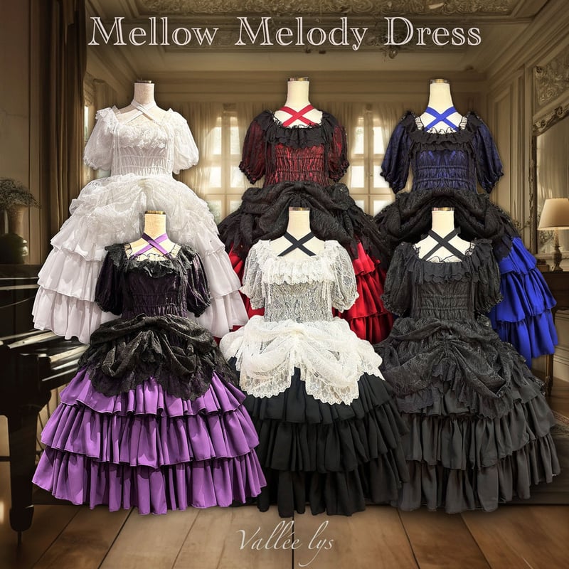 ATELIER-PIERROT/Vallée lys】Mellow Melody Dress