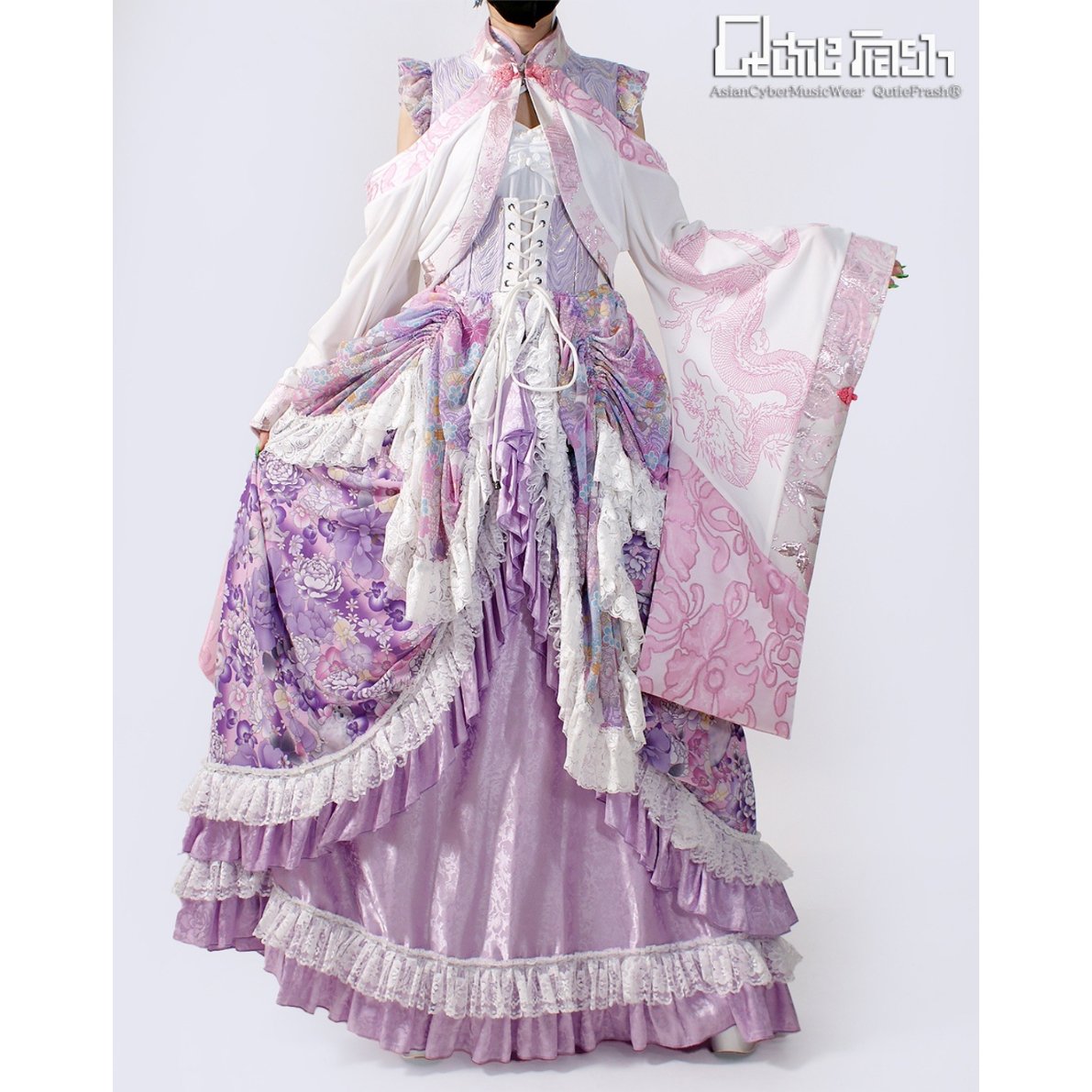 Qutie Frash】チャイナオフショル着物カーデ（9896-CD） | KIST ONL