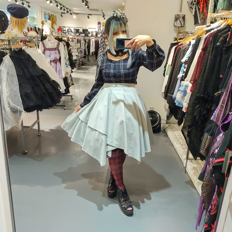 Sheglit】イレギュラータックスカート/614020【お取り寄せ対応  