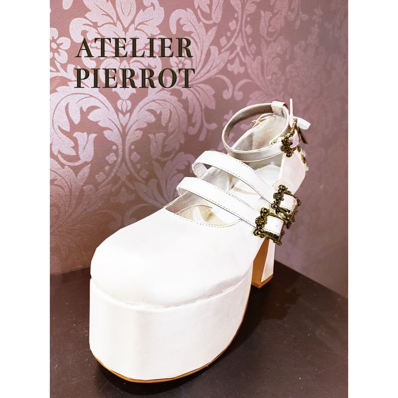 ATELIER-PIERROT】ANTIQUE GOLD FRAME PUMPS/YS-00
