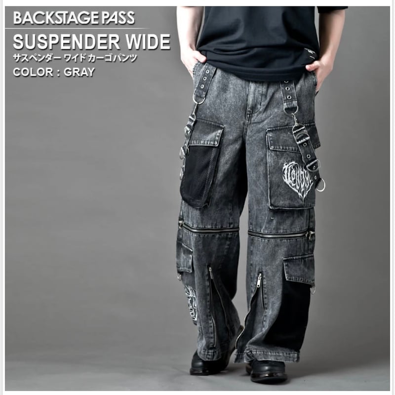 BACKSTAGE PASS】SUSPENDER WIDE(サスペンダー ワイド) / サス