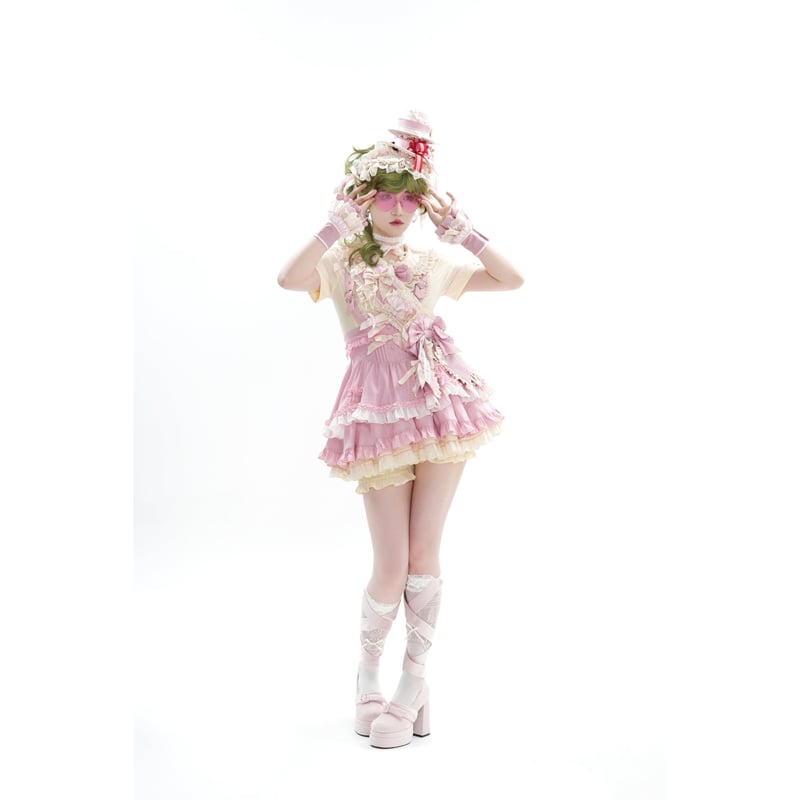 星箱Works】シャンティクリーム・パティスリー サスペンダー付き