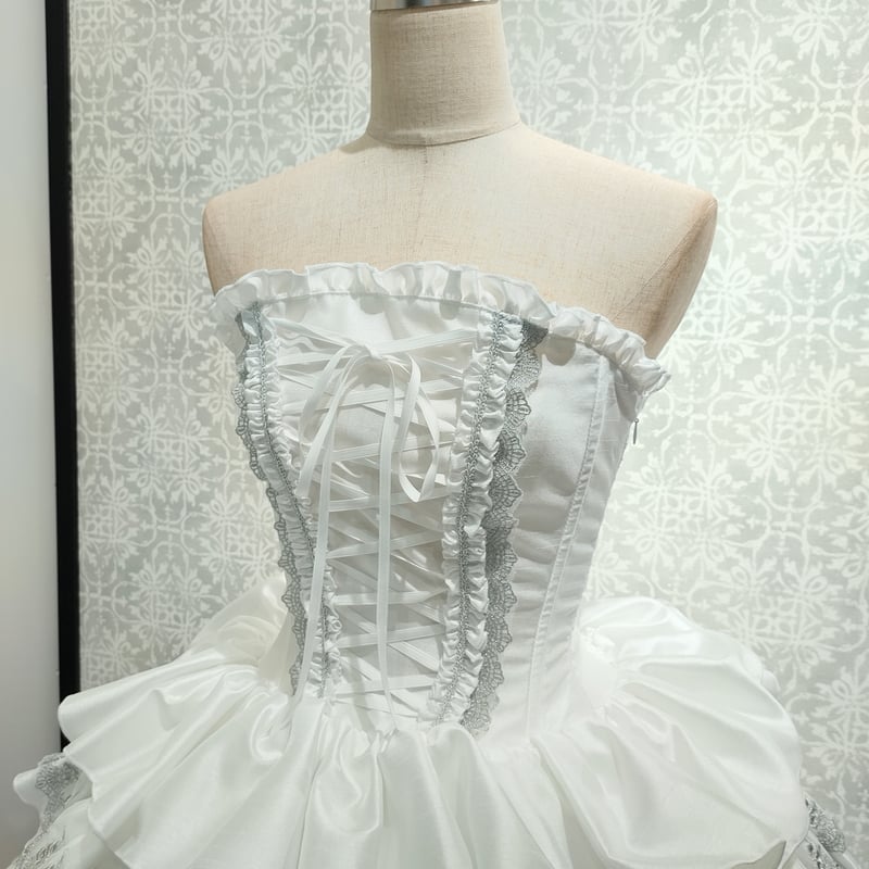 ATELIER PIERROT レースアップコルセット ATELIER-PIERROT】Mini Corset Dress (シルバーレースver)