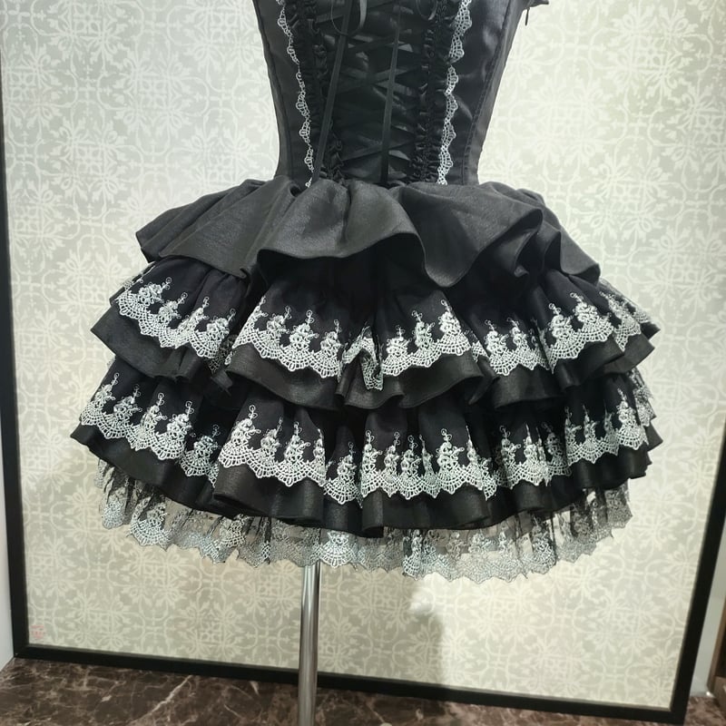 ATELIER-PIERROT】Mini Corset Dress (シルバーレースver)