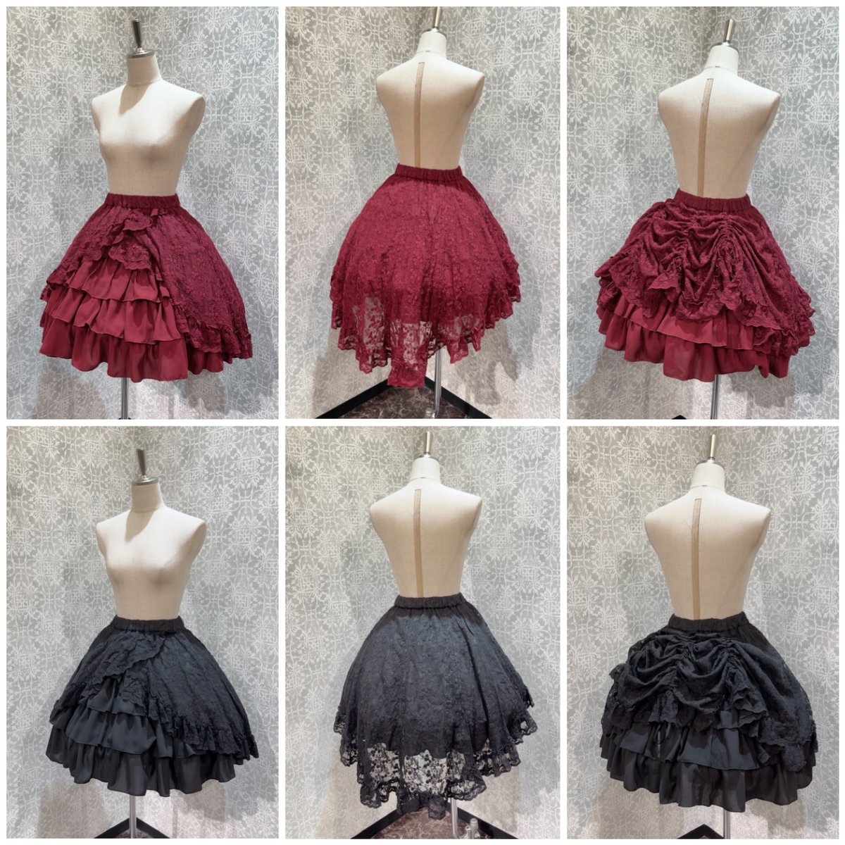 ATELIER-PIERROT】Victorian Ruffle Lace Skirt | ATELIER-PIERROT】Victorian Ruffle Lace Skirt |