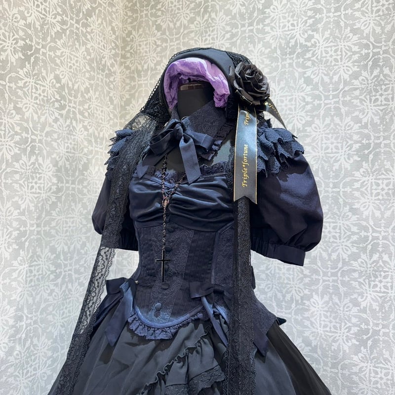 【新品未使用】星箱Works 真夜中の囁きトップス・スカート・ コサージュセット 星箱Works】 真夜中の囁き 2wayトップス/P22113310【お取り寄せ
