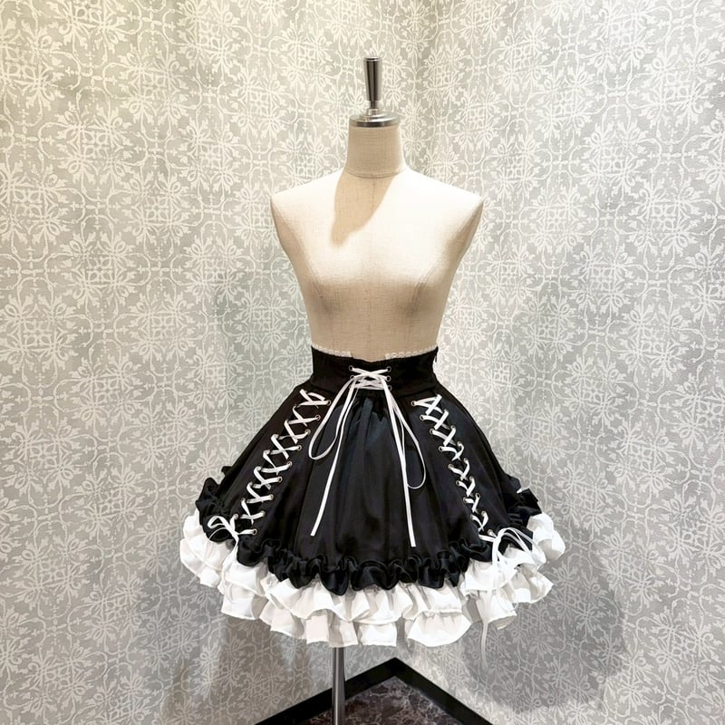 ATELIER-PIERROT】Adenophora Lace-Up Skirt/GSK-0