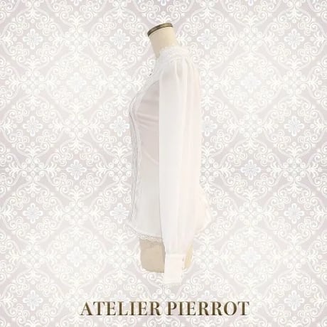 【ATELIER-PIERROT】Calmato Blouse （chiffon）/TBL-1022