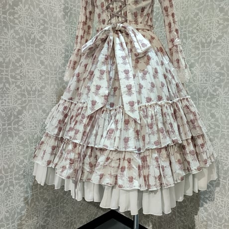 【ATELIER-PIERROT】Rosy Bouquet Dress <サイズ2>/TOP3055