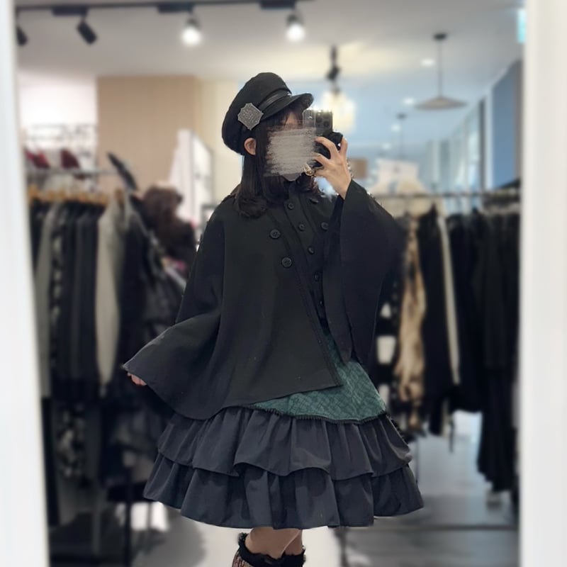 miho mastuda  ミホ　マツダ　ベスト&amp;ペチスカート 2023年AW Collection MIHO MATSUDA