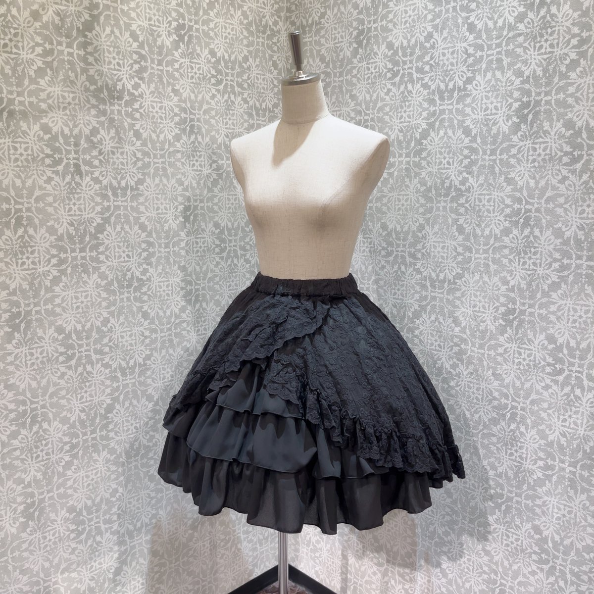 ATELIER-PIERROT】Victorian Ruffle Lace Skirt/GS