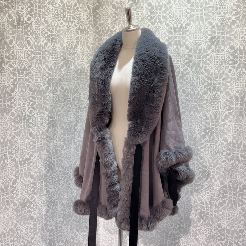 Triple*fortune】ファーロングケープ(グレー) | KIST ONLINE STORE