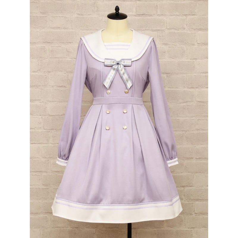 Amavel】Message Ribbon セーラーワンピース/125171139 | KI