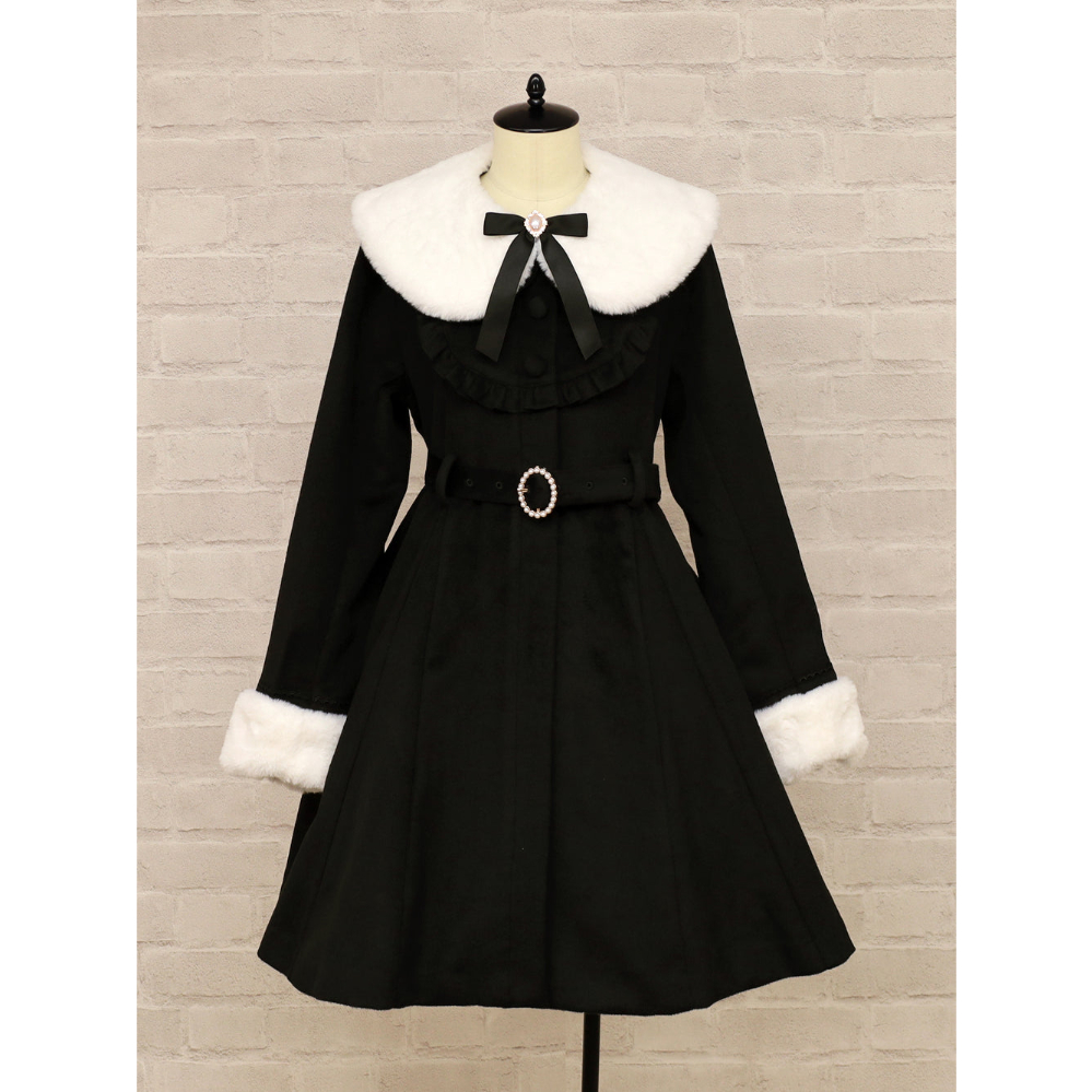 Amavel】パールベルト付きヨークフリルコート/125201155 | KIST ONLI