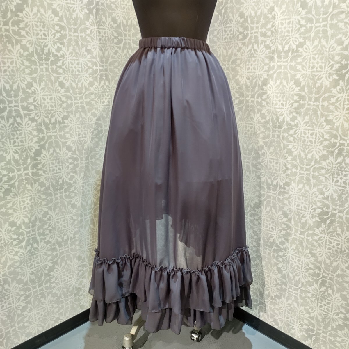 aere アエレhigh-waist shaggy skirt