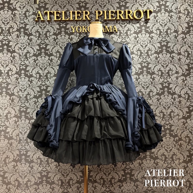 ATELIER-PIERROT】Frilly Ribbon Belle Dress/TOP3