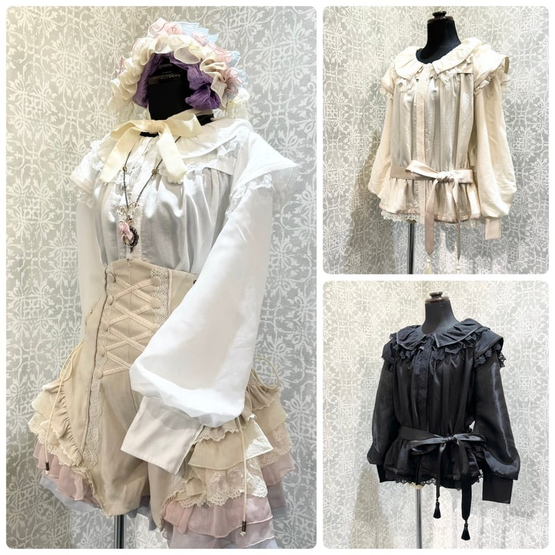 ぺこ　今期フリルリボンブラウス　34 フリルリボンブラウス – レディースファッション通販の夢展望【公式】