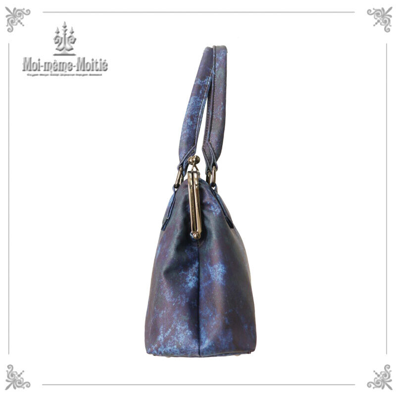 gallery/Moi-meme-Moitie】M+ATサイバー 口金2WAYバッグ 青/x gallery/Moi-meme-Moitie】M+ATサイバー 口金2WAYバッグ 青/x